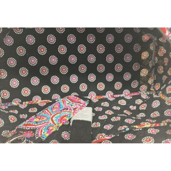 Vera Bradley Large Weekend Duffel Bag With Paisley Pattern - Picture 7 of 8